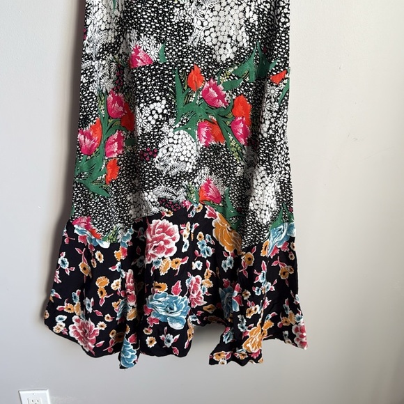 Anthropologie Maeve Violette Floral Midi Dress - Picture 6 of 14